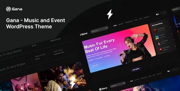Gana – Music and Event WordPress Theme