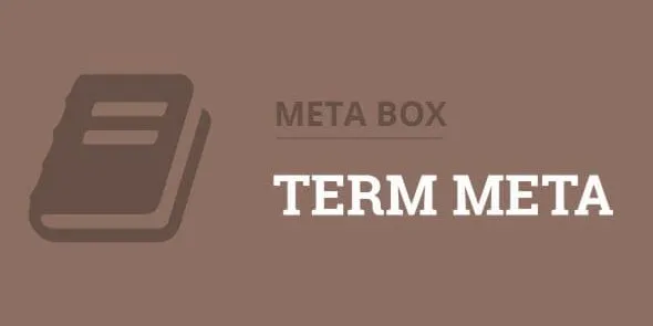 Meta Box Term Meta