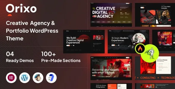 Orixo – Creative Agency & Portfolio WordPress Theme