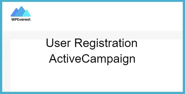 User Registration ActiveCampaign