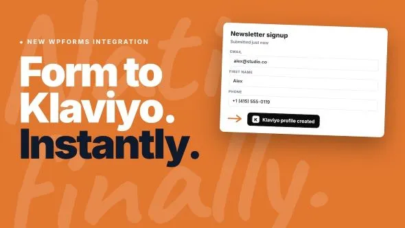 WPForms Klaviyo Addon