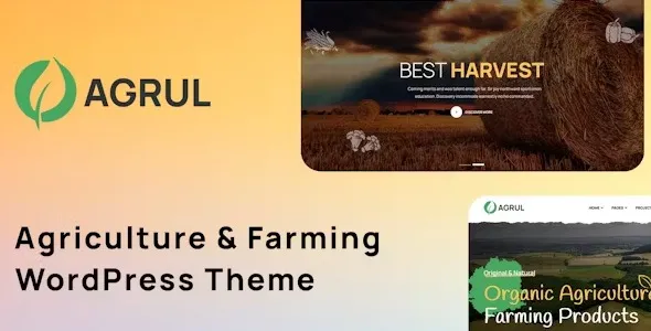 Agrul – Agriculture Farming WordPress Theme