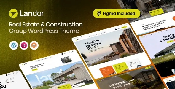 Landor – Real Estate & Construction Group WordPress Theme