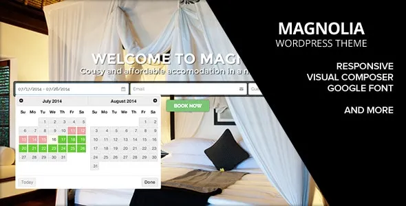 MAGNOLIA – Hotel Booking WordPress Theme