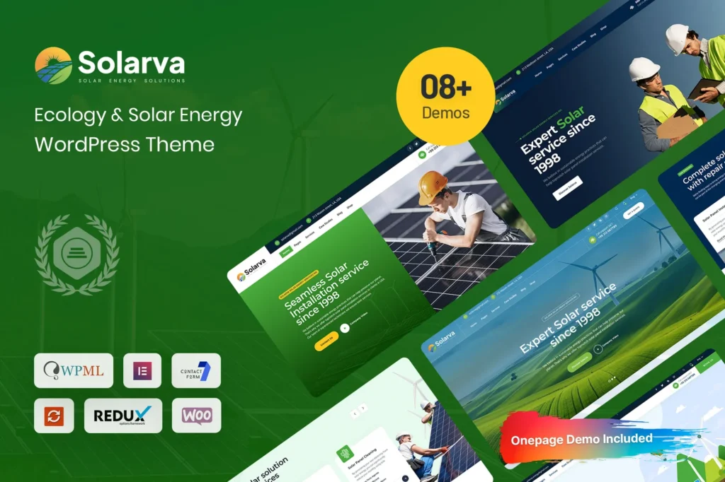 Renewable – ECO Solar Energy Theme
