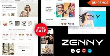 Zenny – Eyewear & Glasses Elementor WooCommerce WordPress Theme